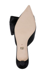 Black | Alaya Pointed Toe Mules