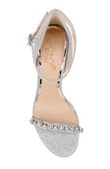 Silver | Alyssa Block Heel Sandals