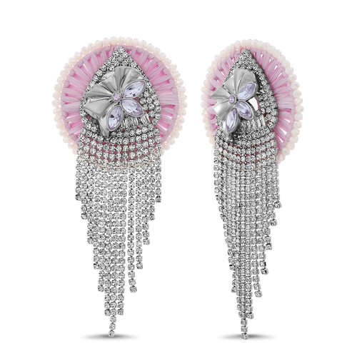 Divine Disc Chandelier Earrings Front Divine Disc Chandelier Earrings Front