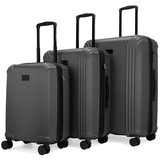 Grey | Evalyn 3 Piece Expandable Luggage Set
