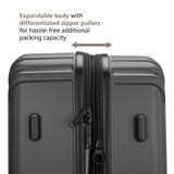 Grey | Evalyn 3 Piece Expandable Luggage Set