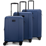 Navy | Evalyn 3 Piece Expandable Luggage Set