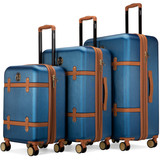 Retro Navy | Grace Luggage Set