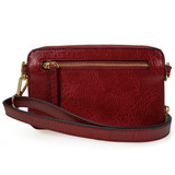Burgundy | Madalyn Vegan Leather Pouch Belt Bag