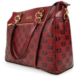 Burgundy | Madalyn Vegan Leather Travel Tote Weekender Bag