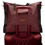 Merlot | Rose Vegan Leather Travel Tote Weekender Bag