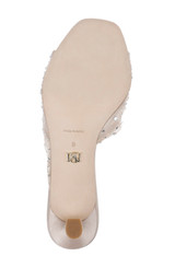 Nude | Brandy Rhinestone-Studded Mules