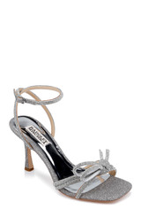 Silver Antique | Effie Strappy Bow Stiletto Heels