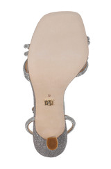 Silver Antique | Effie Strappy Bow Stiletto Heels