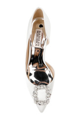 Soft White | Fabia D’Orsay With Crystal Buckle