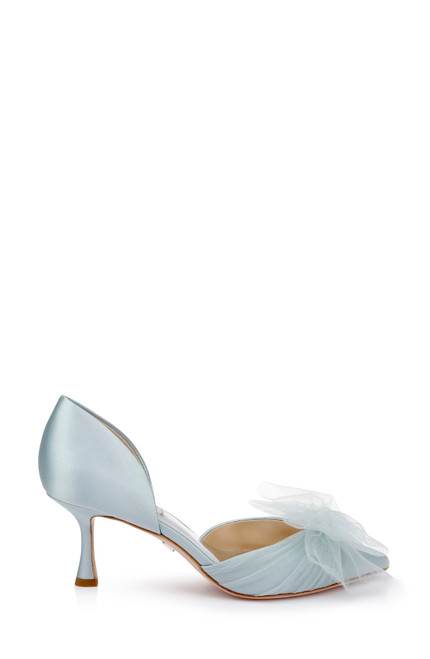Mist Blue | Festive D’Orsay with Tulle Bow