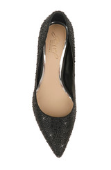 Black | Frenchie Pointed Toe Kitten Heel