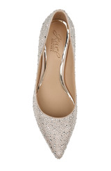 Champagne | Frenchie Pointed Toe Kitten Heel