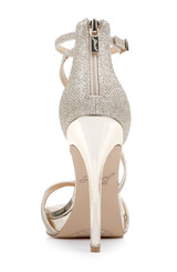 Gold | Galen Platform Glitter Evening Shoe