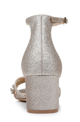 Light Gold | Giona Embellished Evening Shoe