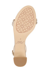 Gold Glitter | James Ankle Strap Block Heel