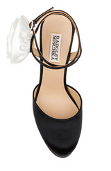 Black | Janessa Rosette Platform Pumps Top