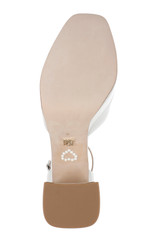 White Leather | Jayda II Leather Platform Pumps Sole