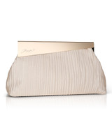 Champagne | Haven Textural Satin Asymmetric Frame