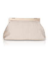 Champagne | Haven Textural Satin Asymmetric Frame