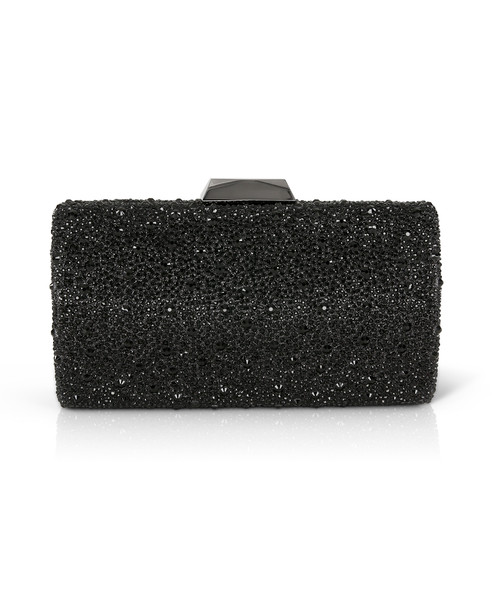 Black | Kaylee Crystal Minaudiere Black | Kaylee Crystal Minaudiere