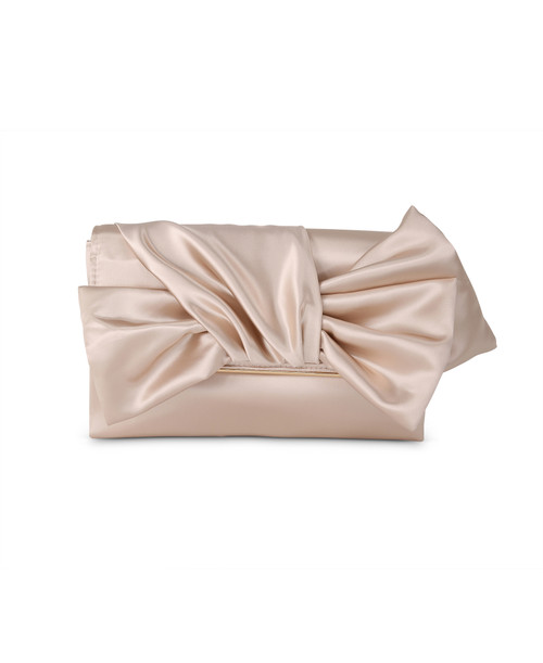 Champagne | Delilah Handtied Bow Envelope Clutch Champagne | Delilah Handtied Bow Envelope Clutch
