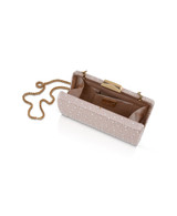 Champagne | Avery Cabochon Bead Minaudiere