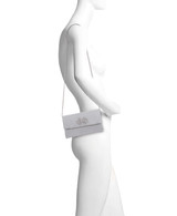 Silver | Alicia Sparkle Jacquard Envelope Clutch Form
