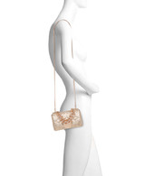 Gold | Tara Quilted Faux Leather Mini Crossbody Form