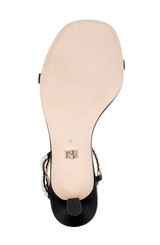Black | Jolie Mid Heeled Sandals Sole