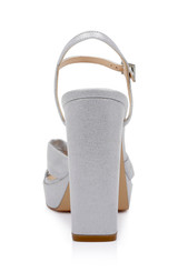 Silver | Valencia Platform Heels