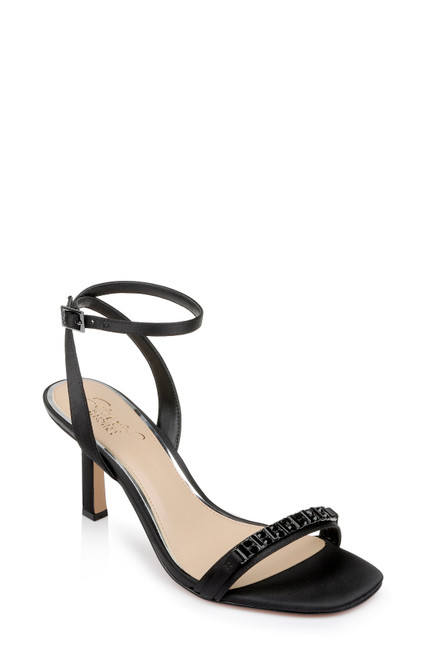 Black | Veronika Embellished Sandals
