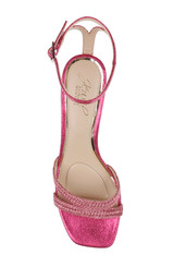 Met Pink | Hayzel Metallic Kitten Heel Sandal