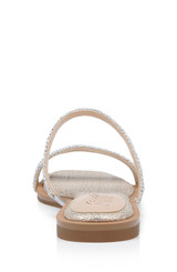 Silver | Helena Flat Summer Sandal