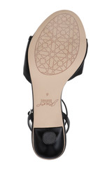 Black | Kaia Sandal with Crisscross Vamp