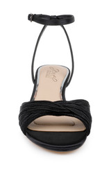 Black | Nance Kitten Heel Sandals Front