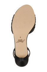 Black | Nance Kitten Heel Sandals Sole