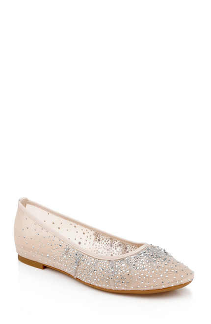 Nude Mesh | Nuala Mesh Flats Front Side Nude Mesh | Nuala Mesh Flats Front Side