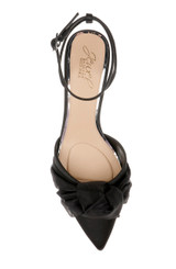 Black | Favor Pointed Toe Kitten Heels Top