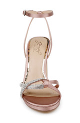 Blush | Fila Block Heel Platform Sandals Front