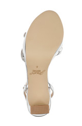 Silver Leather | Fila Block Heel Platform Sandals Sole