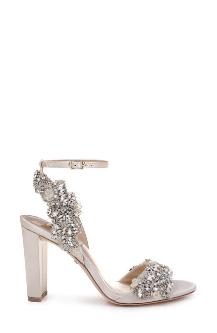 Ivory | Libby Crystal Embellished Evening Shoe