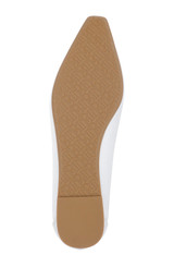 Soft White | London Pearl Ankle Strap Flats