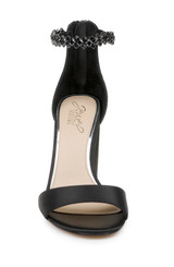 Black | Louise Peep-Toe Block Heel