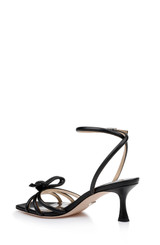 Black | Loyalty Knot Detail Sandal