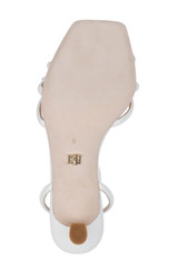 White | Loyalty Knot Detail Sandal