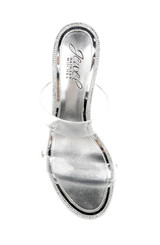 Clear | Lucero Block Heel Slide