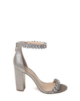 Light Gold | Mayra Ankle Strap Evening Shoe