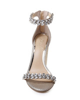 Light Gold | Mayra Ankle Strap Evening Shoe