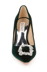 Green Velvet | Cher Pointed Toe Evening Pump